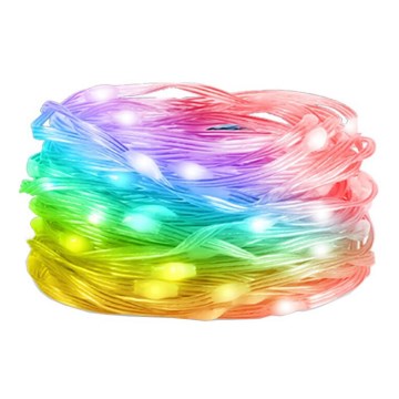 Rabalux - LED RGB Лента LED/3,2W/5V 10m IP44 Wi-Fi + дистанционно управление