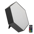 Rabalux - LED RGB регулируема настолна лампа LED/1W/5V/3xAA + дистанционно управление