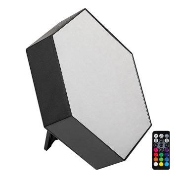 Rabalux - LED RGB регулируема настолна лампа LED/1W/5V/3xAA + дистанционно управление