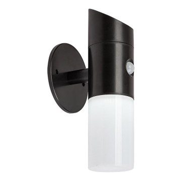 Rabalux - LED RGB соларен стенен фенер с сензор LED/1W/3,7V IP44 черен 1200 mAh