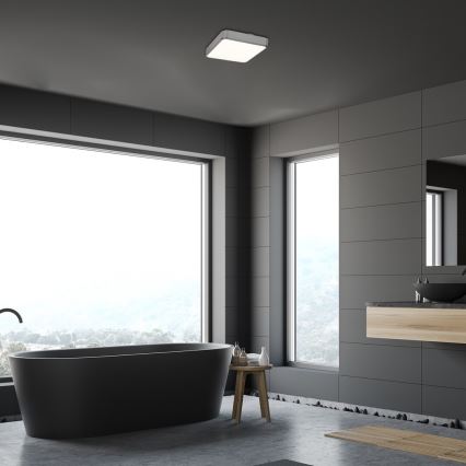 Rabalux - LED RGB регулируемо таванно осветително тяло за баня LED/22W/230V 3000-6000K IP44 + дистанционно управление