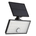 Rabalux - LED соларен прожектор със сензор LED/8W/3,7V 1800mAh IP65 + дистанционно управление