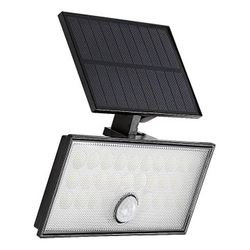 Rabalux - LED Соларен прожектор със сензор LED/8W/3,7V 1800mAh IP65 + дистанционно управление