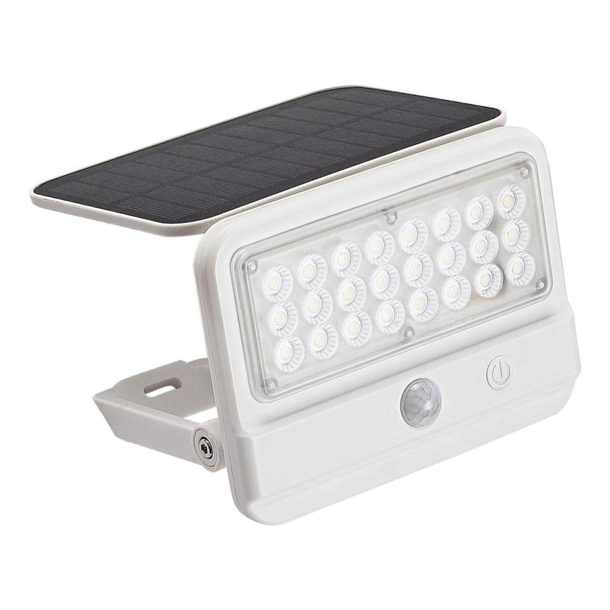 Rabalux - LED соларен стенен фенер с сензор LED/7W/3,7V IP54 бял 3000 mAh