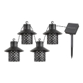 Rabalux - LED соларна лампа 8xLED/0,1W/1,2V IP44 1200 mAh