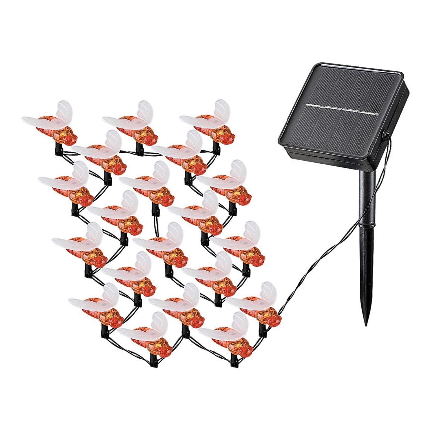 Rabalux - LED Соларна верига 20xLED/0,06W/1,2V IP44 600 mAh