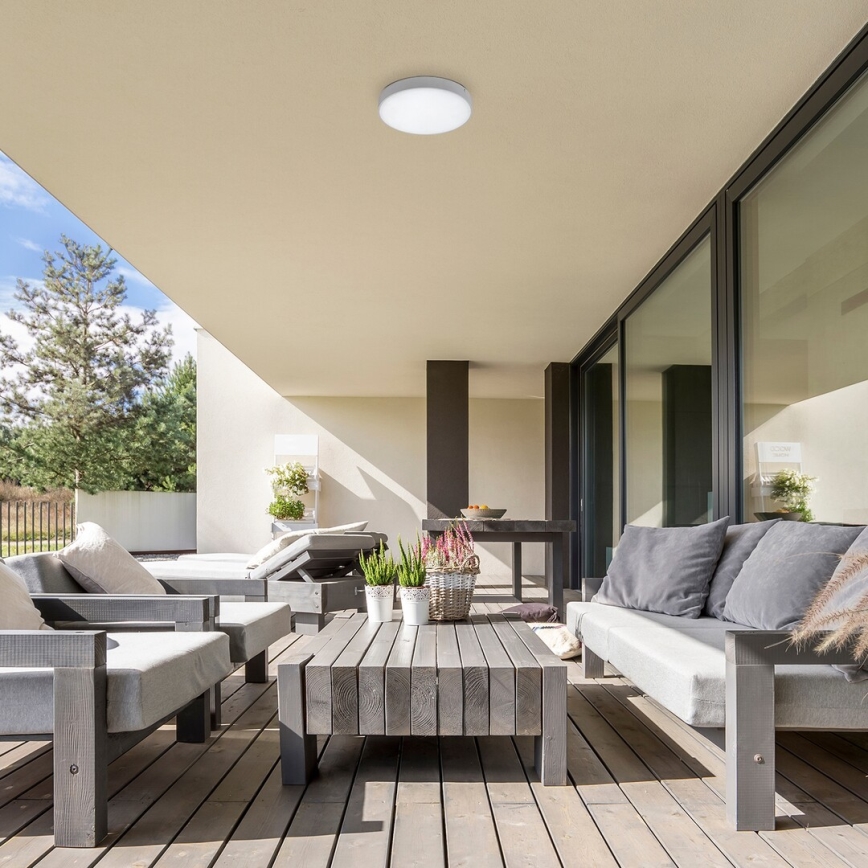 Rabalux - LED таванен плафон LED/24W/230V 2800-6000K IP44 бял Ø 30 см