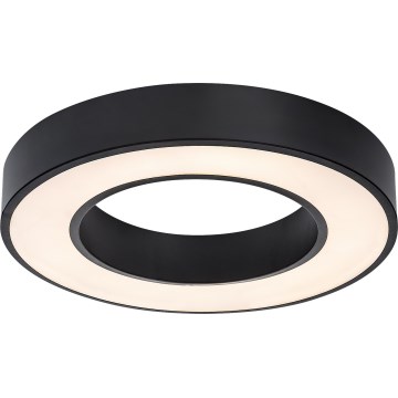 Rabalux - LED таванно осветително тяло с възможност за димиране LED/45W/230V 3000-6500K Ø 60 см черно + дистанционно управление