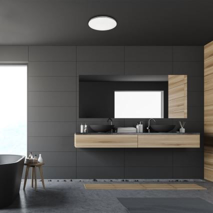 Rabalux - LED таванно осветително тяло за баня LED/20W/230V IP44, диаметър 29 см