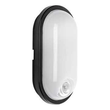 Rabalux - LED Външно таванно осветително тяло със сензор LED/15W/230V IP65 черно