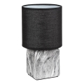 Rabalux - Настолна лампа 1xE14/40W/230V черна/мраморен декор