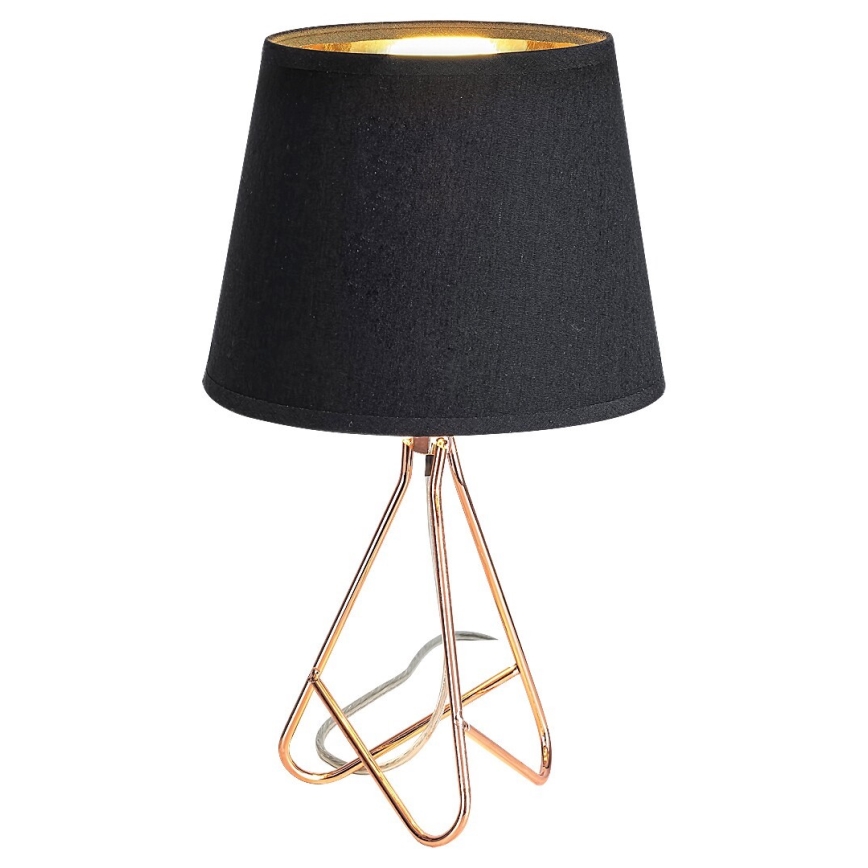 Rabalux - Настолна лампа 1xE14/40W/230V черно/златно