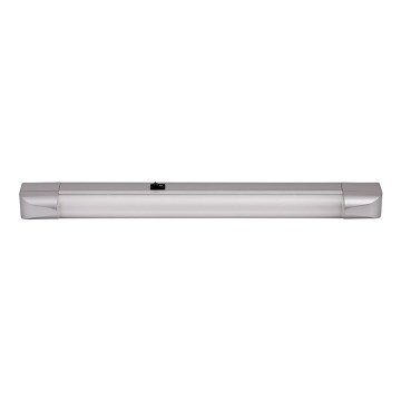Rabalux - Осветление за кухненски плот 1xG13/15W/230V сребърна