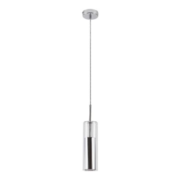 Rabalux - Пендел 1xGU10/50W/230V прозрачен/лъскав хром