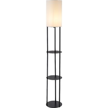 Rabalux - Подова лампа с полици 1xE27/40W/230V черна
