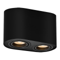 Rabalux - Спот 2xGU10/42W/230V черен
