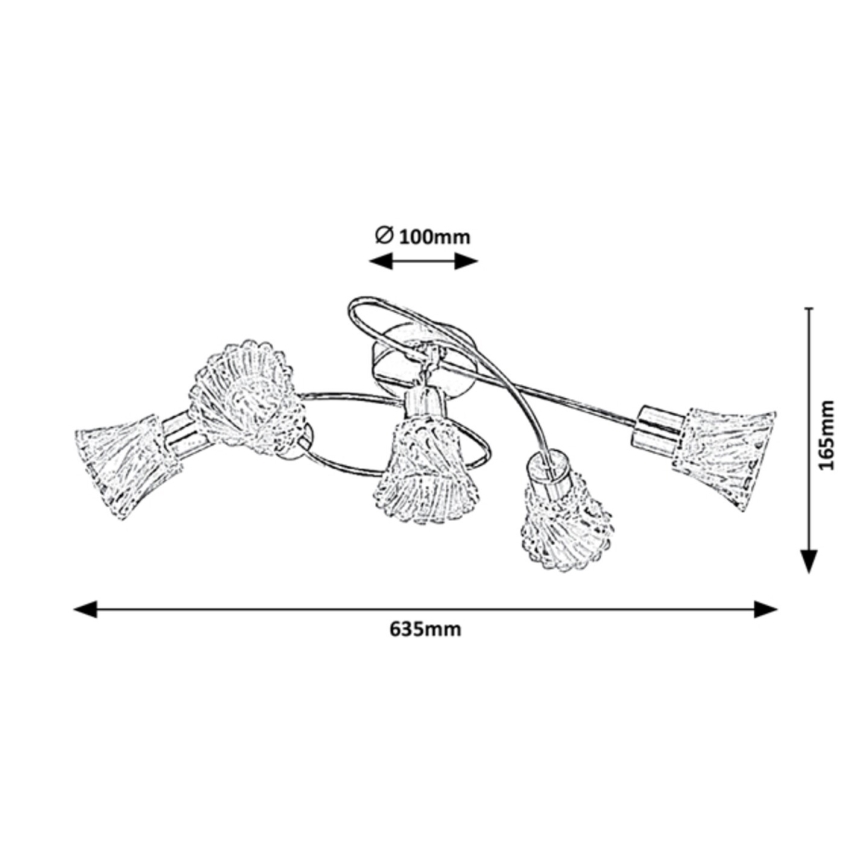 Rabalux - Спот 5xE14/40W/230V