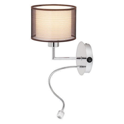 Rabalux - Стенна лампа E27/60W + LED/1W