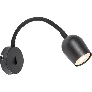 Rabalux - Стенно спот осветително тяло 1xGU10/15W/230V черно