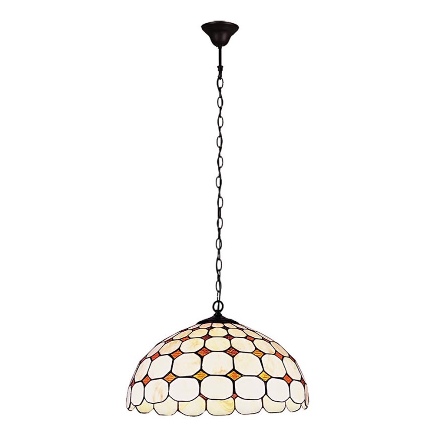 Rabalux - Tiffany витражен висящ полилей 2xE27/60W/230V