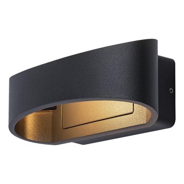 Rabalux - Външно стеннo LED осветително тяло, 9W, 230V, IP54, антрацит