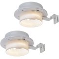 Rabalux -КОМПЛЕКТ 2x LED соларни стенни осветителни тела LED/0,06W/1,2V 300 mAh IP44