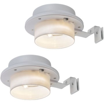 Rabalux -КОМПЛЕКТ 2x LED соларни стенни осветителни тела LED/0,06W/1,2V 300 mAh IP44
