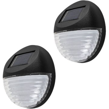 Rabalux - Комплект от 2 соларни LED стенни лампи LED/0,06W/1,2V 300 mAh IP44