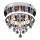 Rabalux - Кристален полилей за повърхностен монтаж LED/20W/230V + 3xE14/40W
