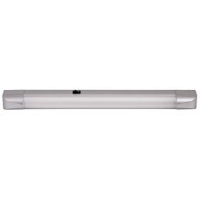 Rabalux - Осветление за кухненски плот 1xG13/15W/230V сребърна