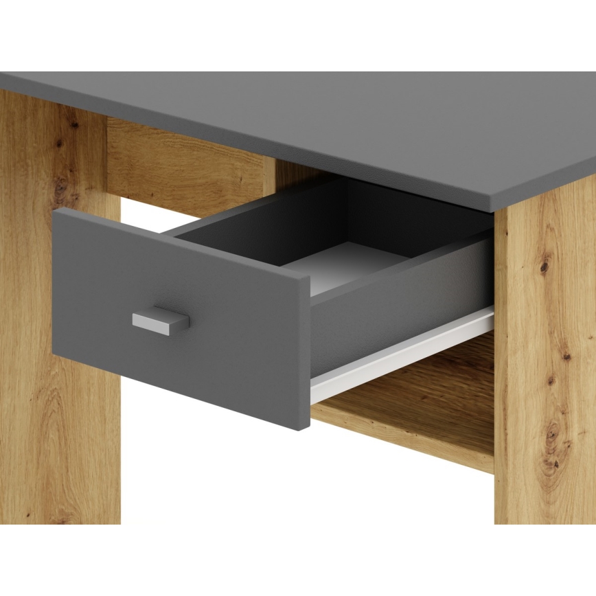 Работно бюро RICO дъб artisan/сиво