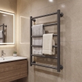 Радиатор-лира за баня INOX FLAT 122W/230V 57x43 cm неръждаема стомана/антрацит