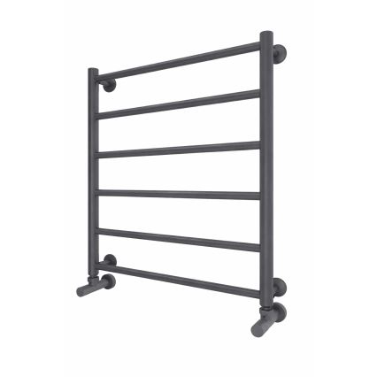 Радиатор-лира за баня INOX FLAT 122W/230V 57x43 cm неръждаема стомана/антрацит