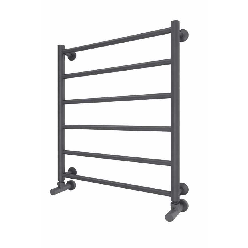 Радиатор-лира за баня INOX FLAT 122W/230V 57x43 cm неръждаема стомана/антрацит