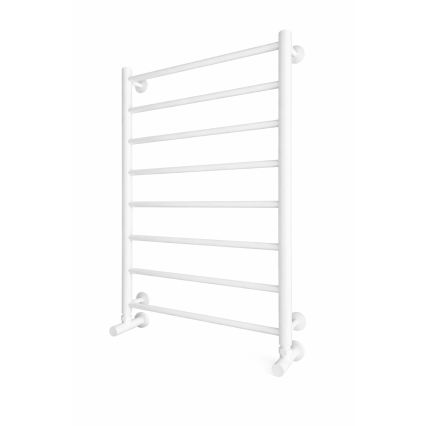 Радиатор за баня тип стълба INOX FLAT 163W/230V 77x53 cm неръждаема стомана/бял