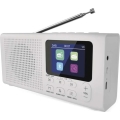 Радио DAB DAB+ FM 3W/5V/4xAA бяло