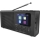 Радио DAB DAB+ FM 3W/5V/4xAA черен
