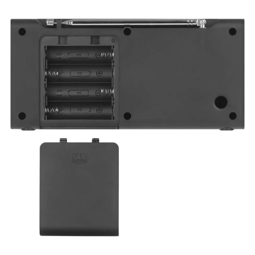 Радио DAB DAB+ FM 3W/5V/4xAA черно