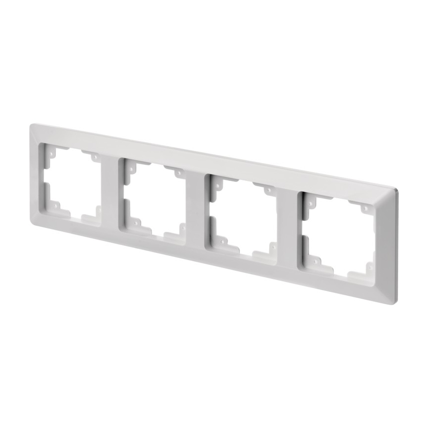 Рамка за ключове 4P бяла