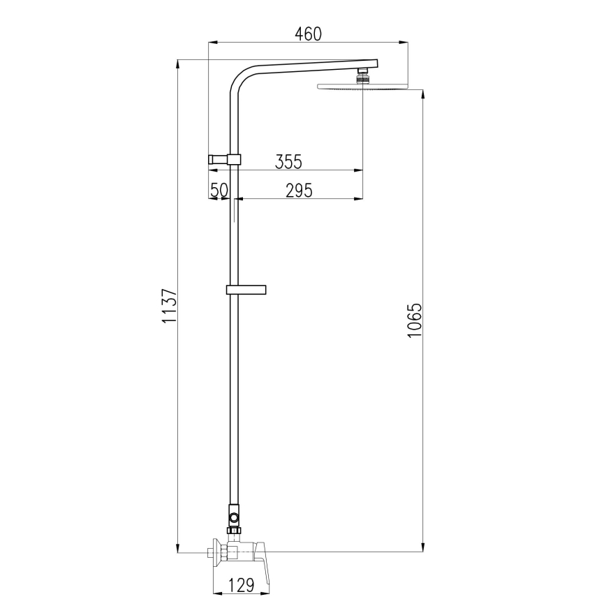 RAV Slezák CO182.5/6 - Душ комплект със смесител COLORADO, лъскав хром