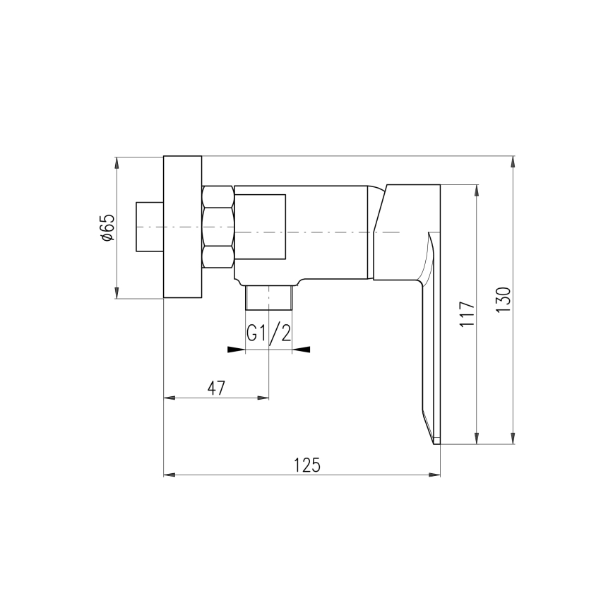 RAV Slezák NL181.5CMAT - Душ смесител NIL в матово черно