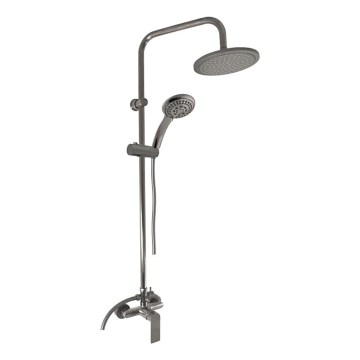 RAV Slezák NL182.5/7-1MGK - Комплект за душ със смесител NIL в четкано сиво