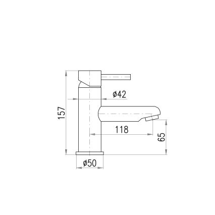 RAV Slezák SE426.0 - Смесител за мивка JUNIOR 15,7 см червен/син/зелен