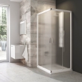 Ravak 1LV40100ZG - Четиричастна ъглова душ кабина BLIX 80x80 см, бяла