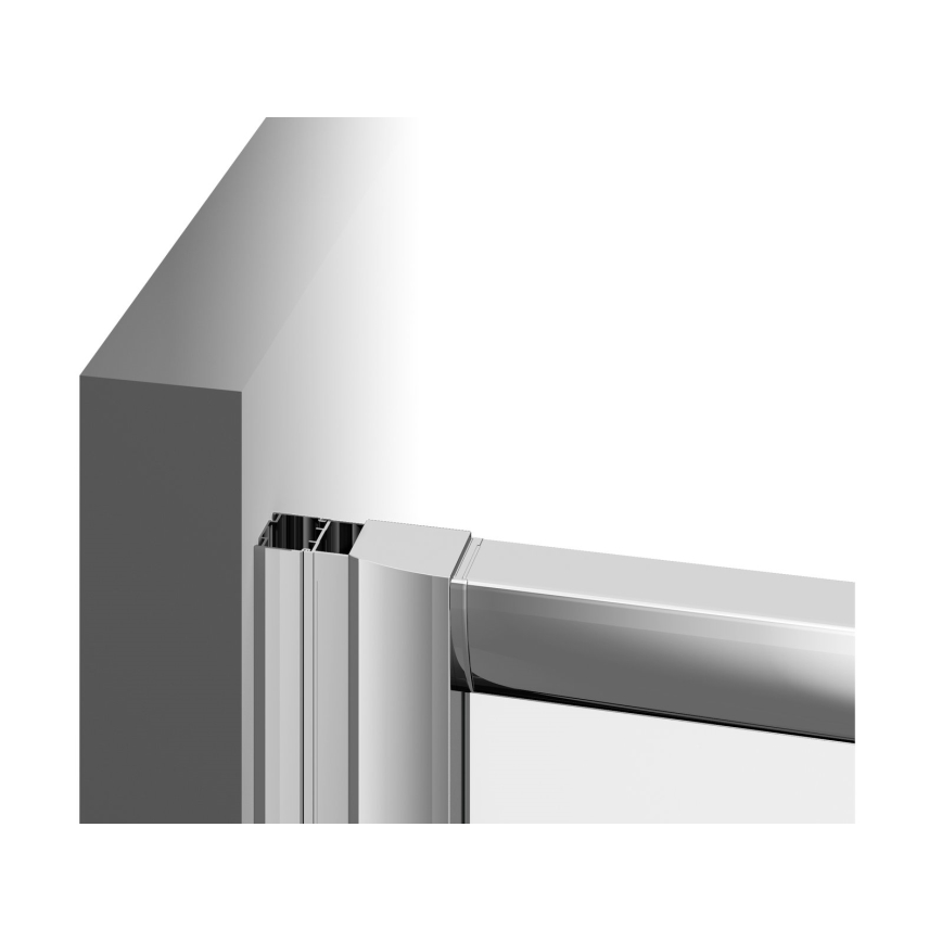 Ravak 1LV40100ZG - Четиричастна ъглова душ кабина BLIX 80x80 см, бяла