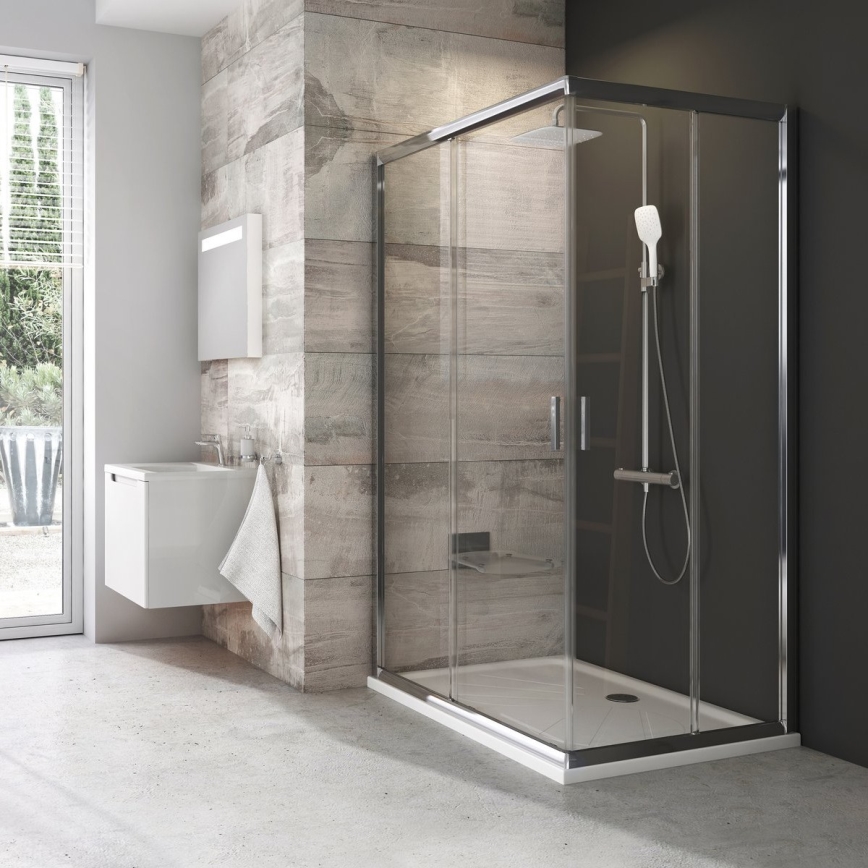 Ravak 1XV70C00Z1 - Душови врати BLIX 90x90 см лъскав хром