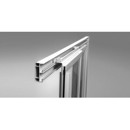 Ravak 3117O10211 - Четириделна четвърткръгла душ кабина SUPERNOVA 90x90 см бяла