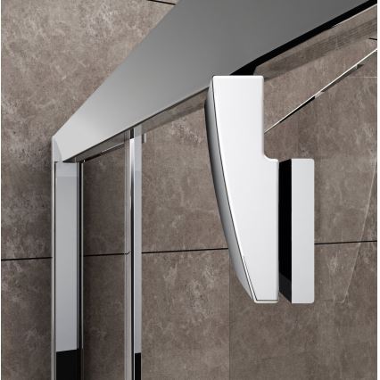 Ravak 37677U00Z1 - Трисекционна четвърткръгла душ кабина PIVOT 90x90 см сатен