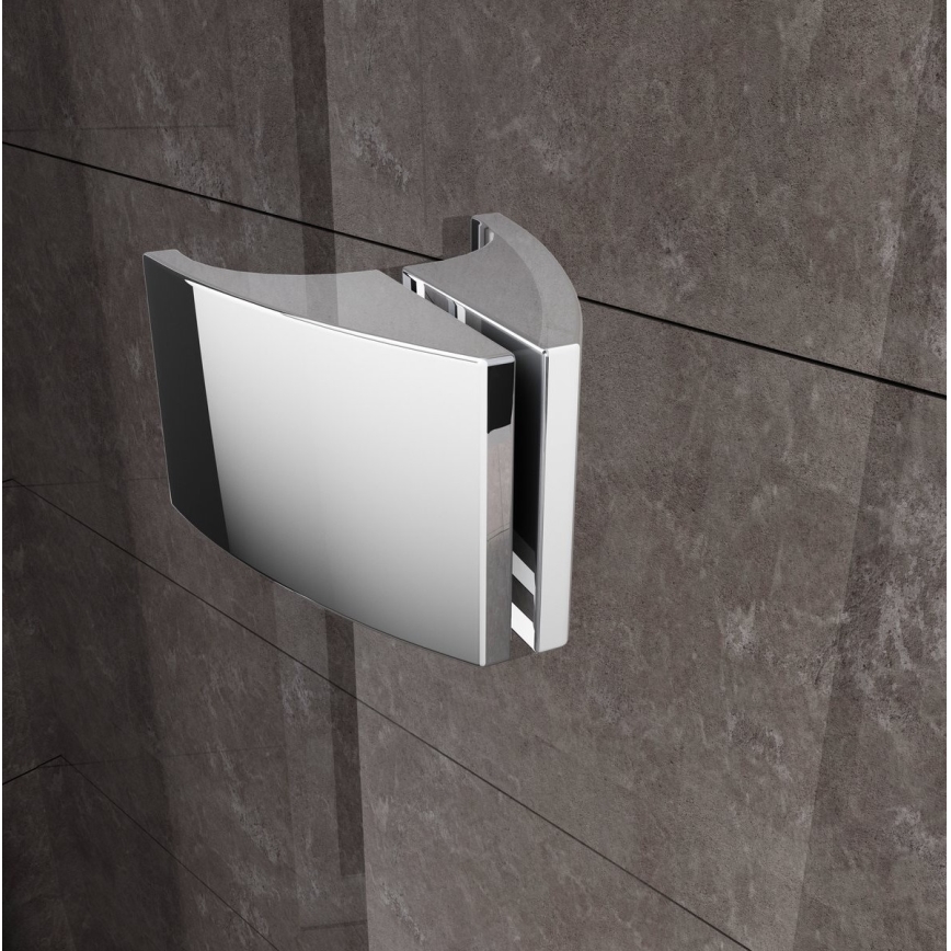 Ravak 37677U00Z1 - Трисекционна четвърткръгла душ кабина PIVOT 90x90 см сатен