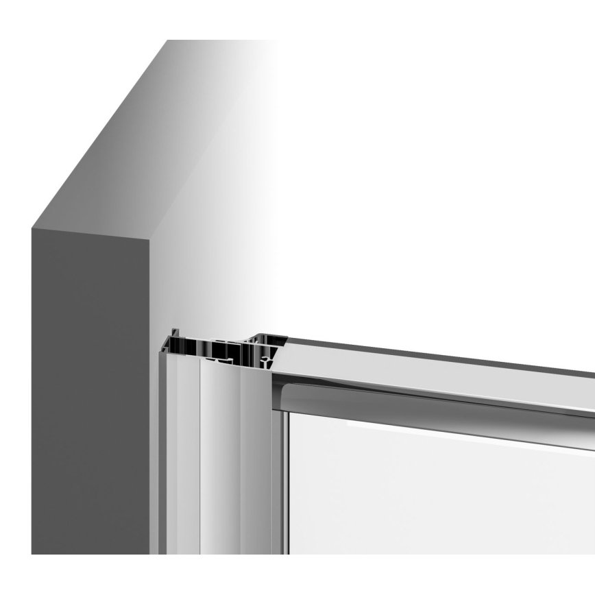 Ravak 37677U00Z1 - Трисекционна четвърткръгла душ кабина PIVOT 90x90 см сатен